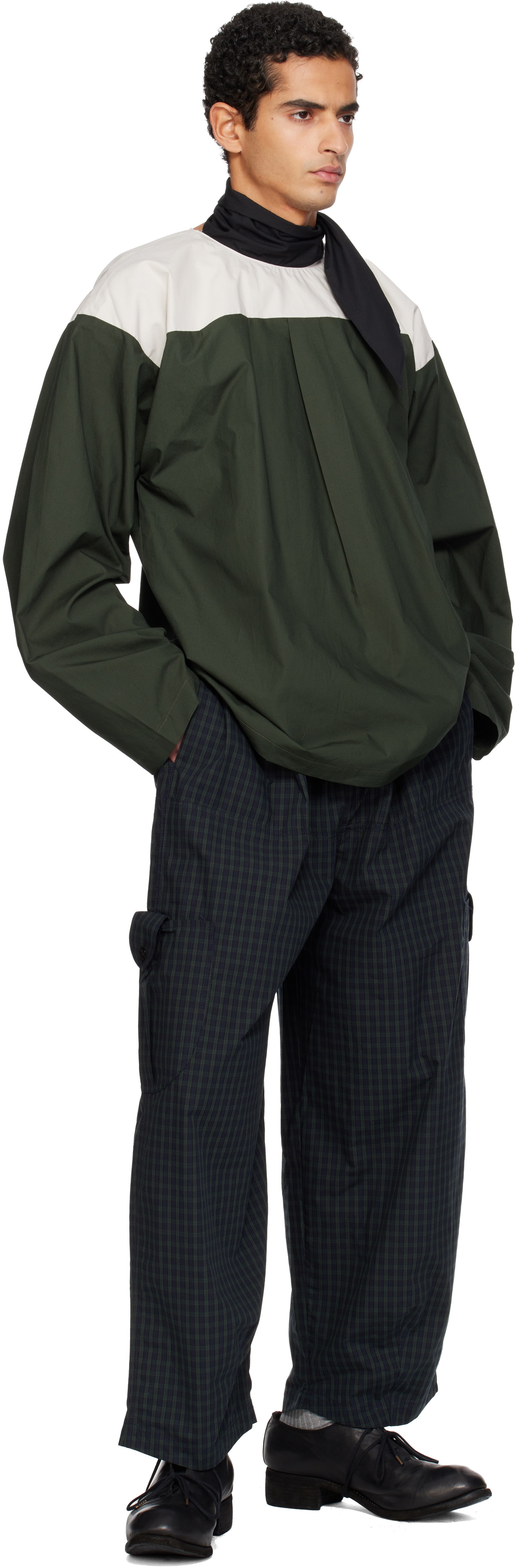 SC103 Green Compass Shirt