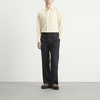 Kaptain Sunshine Men's Shadow Stripe Trousers in Navy