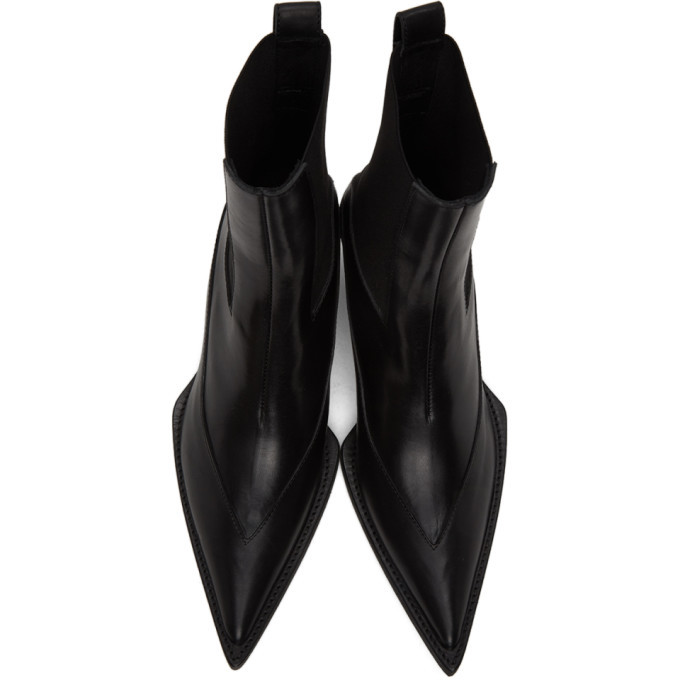 Haider Ackermann Black Elasticated Boots Haider Ackermann