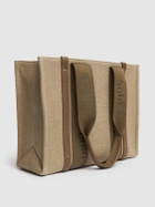 CHLOÉ Woody Linen Tote Bag
