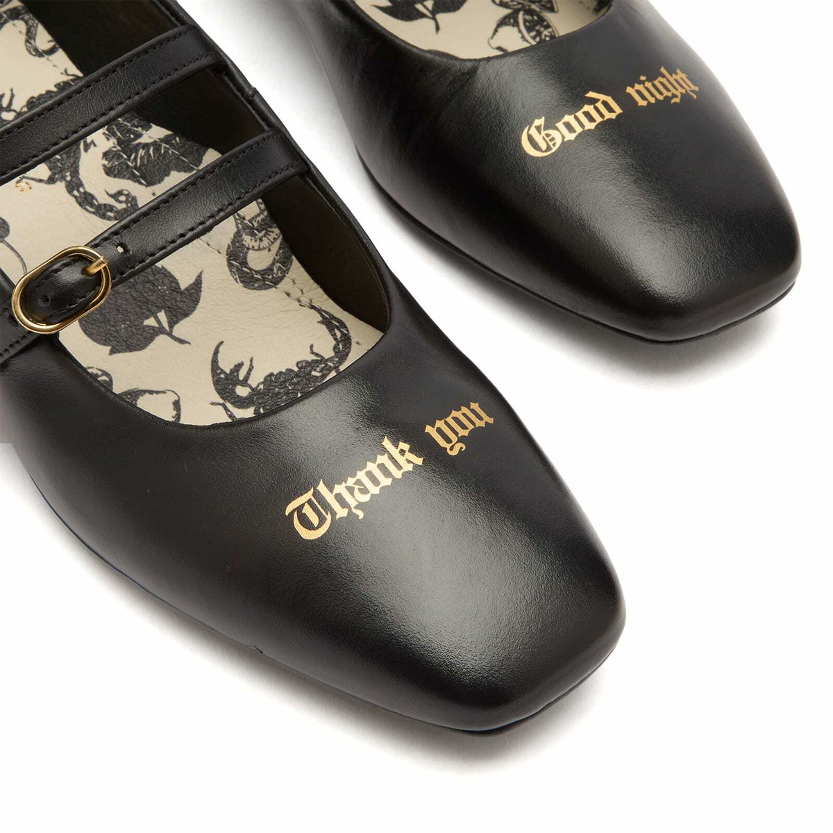 Duke + Dexter Women's Thank You, Good Night Mary Jane Shoe in Black