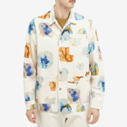 Foret Men's Heyday Artwork Overshirt in Undyed