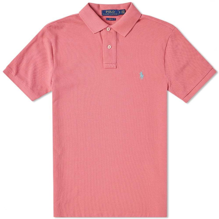 Photo: Polo Ralph Lauren Slim Fit Classic Polo Pink