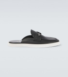 Christian Louboutin Chanme leather mules