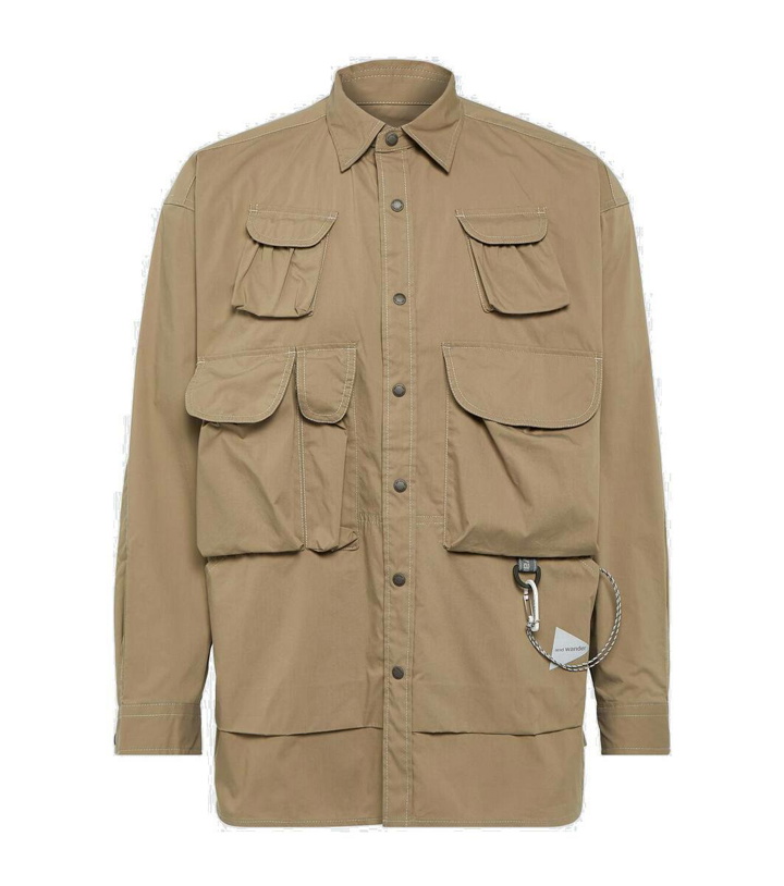 Photo: And Wander Cotton-blend field jacket