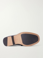LOEWE - Bobine Anagram-Debossed Leather Loafers - Black