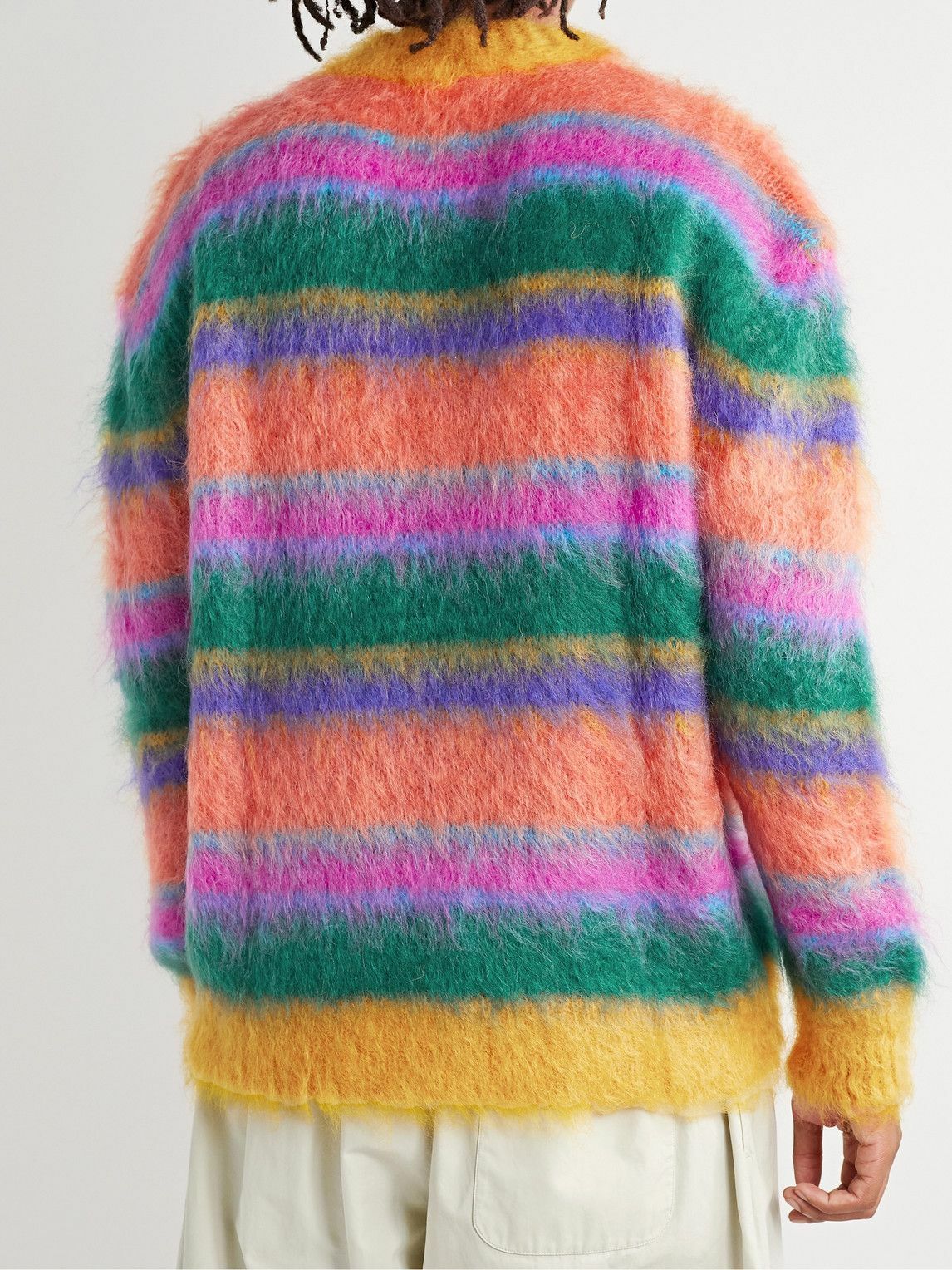Marni - Striped Mohair-Blend Sweater - Multi