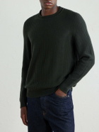 Inis Meáin - Merino Wool and Cashmere-Blend Sweater - Green