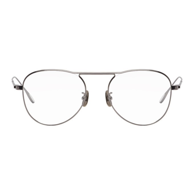 Yuichi Toyama Grey U-091 Lyonel Glasses Yuichi Toyama 