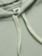 Nike - Sportswear Logo-Embroidered Cotton-Jersey Hoodie - Green