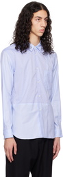 Comme des Garçons Homme Deux Blue Striped Shirt