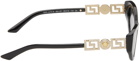 Versace Black Greca Strass Cat-Eye Sunglasses