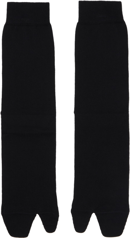 Photo: Maison Margiela Black Tabi Socks