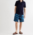 Missoni - Printed Cotton Bermuda Shorts - Blue