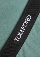Tom Ford Stretch-cotton Boxer Briefs Teal