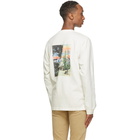 Nudie Jeans Off-White Someplace Collage Rudi Long Sleeve T-Shirt