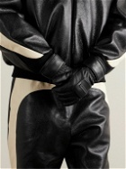 Fear of God - Logo-Appliquéd Padded Leather Gloves - Black