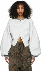 Vivienne Westwood White Pourpoint Bomber Jacket