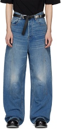 Karmuel Young Blue Vacuum Jeans