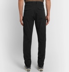 Entireworld - Black Pleated Cotton Trousers - Black