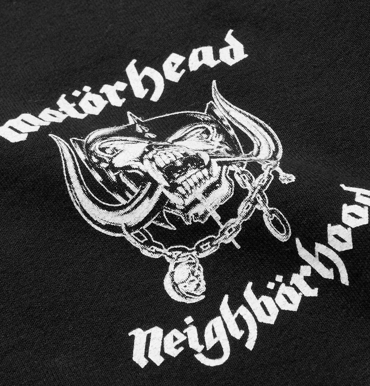 NEIGHBORHOOD - Motörhead Printed Cotton-Jersey Hoodie - Black