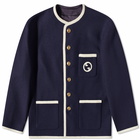 Gucci Men's Twinsberg Runway Jacket in Dark Blue