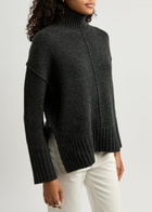 Forte_forte Turtleneck Wool Jumper Anthracite