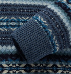 J.Crew - Fair Isle Wool Sweater - Men - Blue