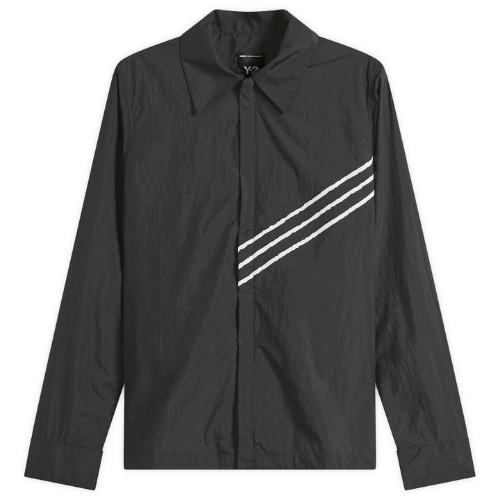 Photo: Y-3 Women's 3-Stripe Shirt in Black