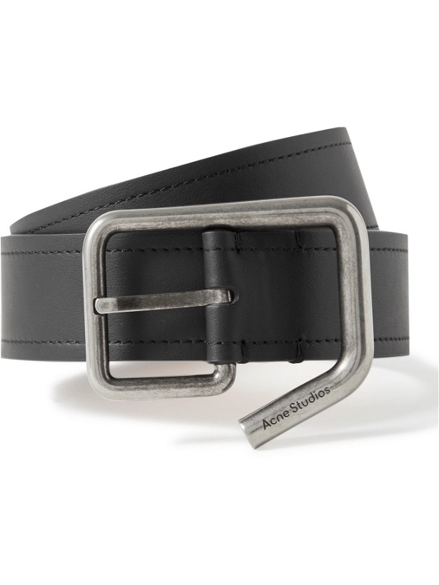 Photo: Acne Studios - 3.5cm Leather Belt - Black