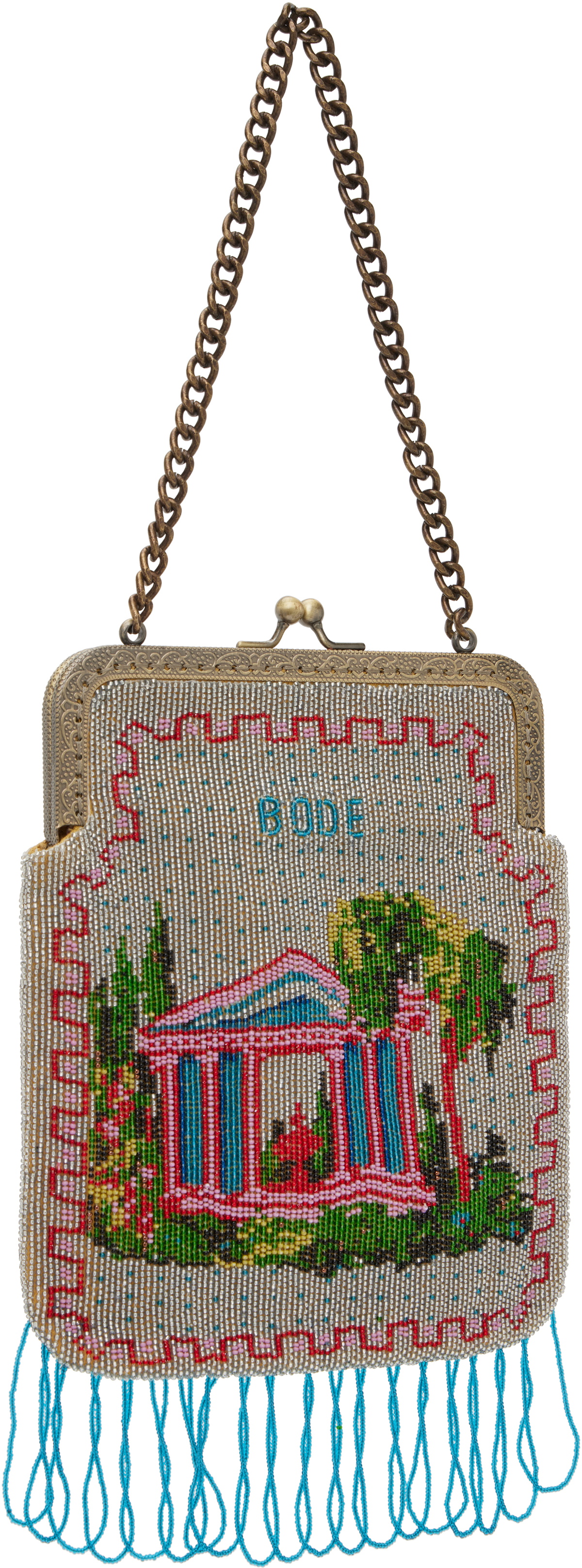 Bode Multicolor Beaded Voyage Bag