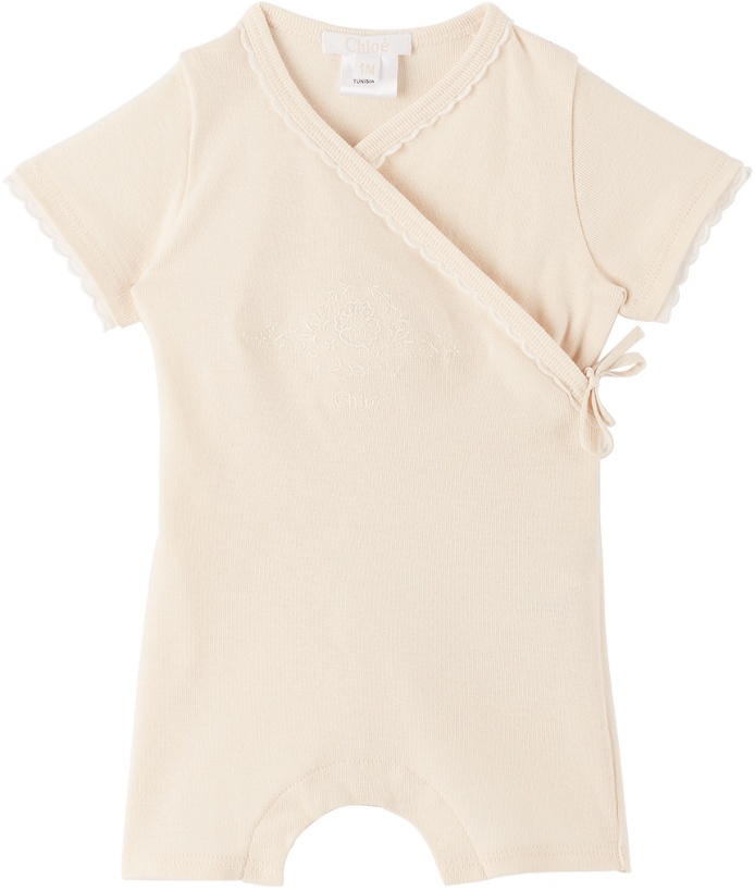 Photo: Chloé Baby Pink Embroidered Romper