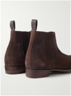 George Cleverley - Jason Suede Chelsea Boots - Brown
