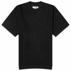MM6 Maison Margiela Men's Mesh Stretched Number T-Shirt in Black