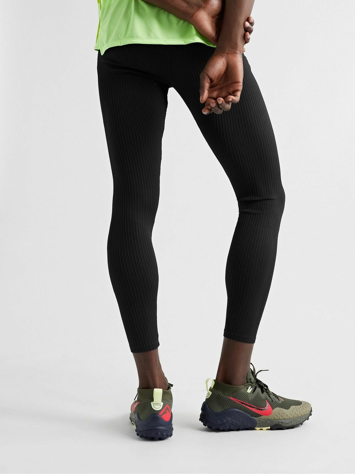 Nike Running - Aeroswift Ribbed Dri-FIT ADV Tights - Black Nike Running