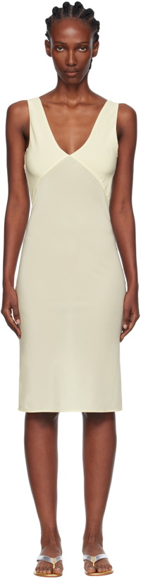 Photo: Paris Georgia Yellow Elemental SJP Slip Dress