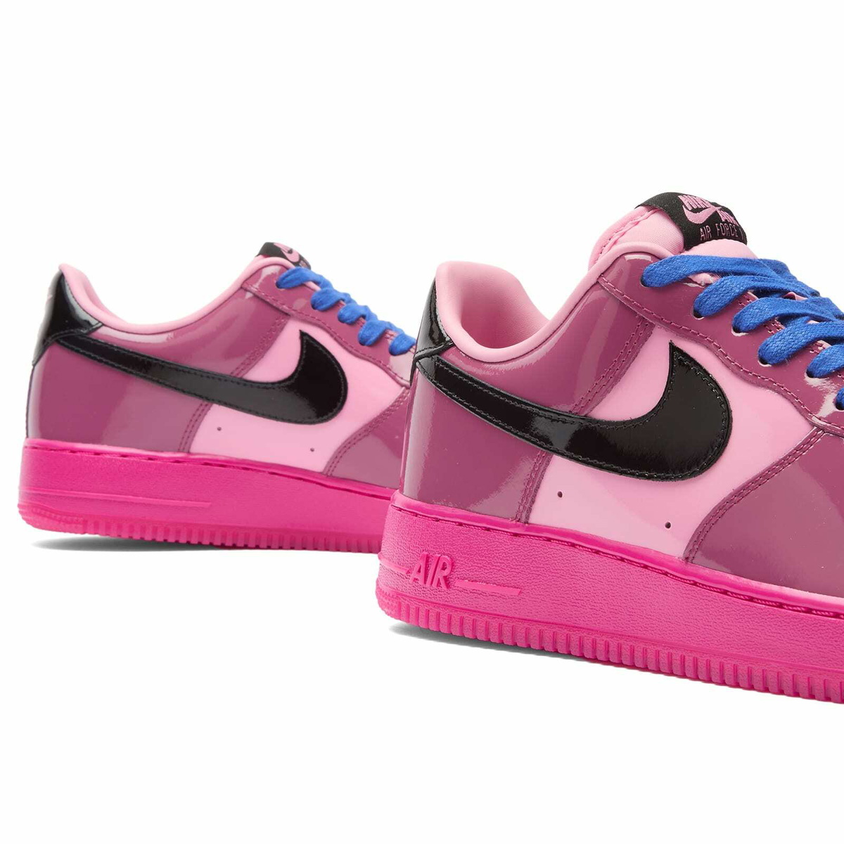 Nike Air Force 1 Low QS Sneaker in Pink Cooler/Mulberry Rose/Hyper Blue