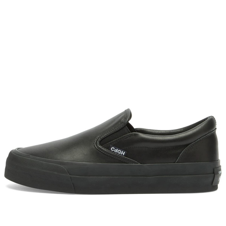 Photo: Comme des Garçons Homme Men's Steer Slip OnSneakers in Black
