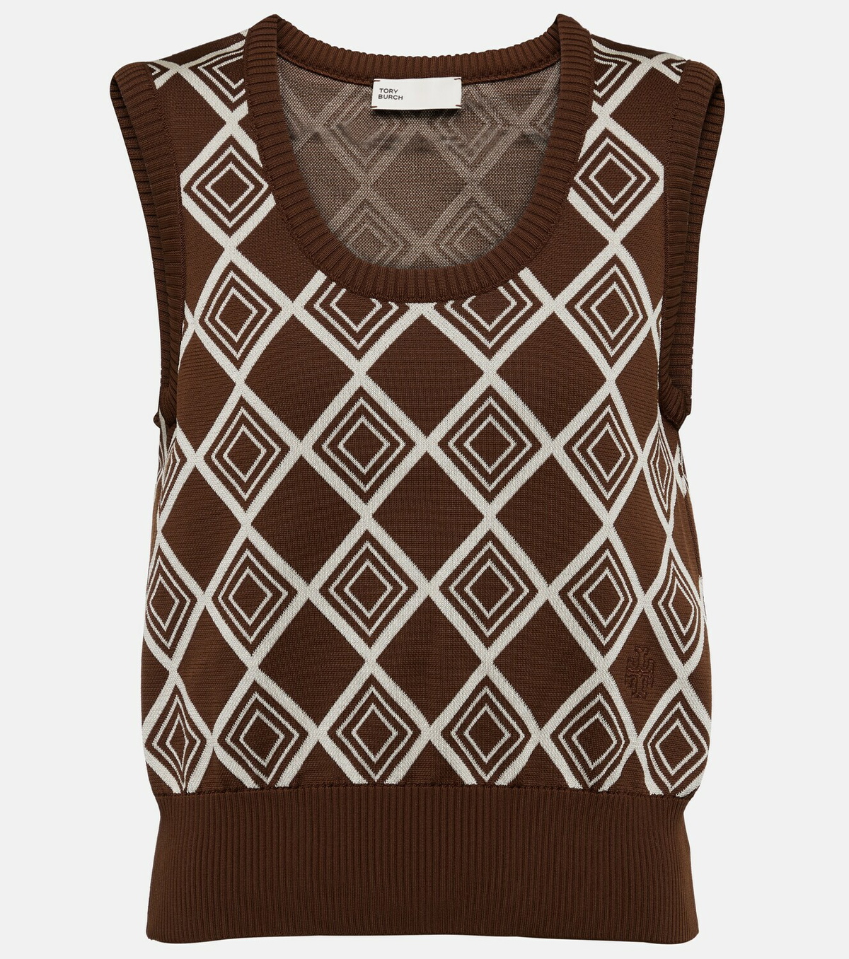 Tory Sport Jacquard vest
