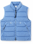 C.P. Company - Slim-Fit Quilted Eco-Chrome R Down Gilet - Blue