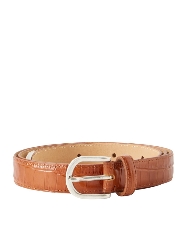 Photo: mfpen - Occasion 2cm Croc-Effect Leather Belt