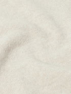 Kingsman - Merino Wool and Cashmere-Blend Half-Zip Sweater - Neutrals