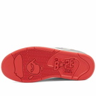 A Bathing Ape Men's Clutch Sta #1 Mid Sneakers in Red