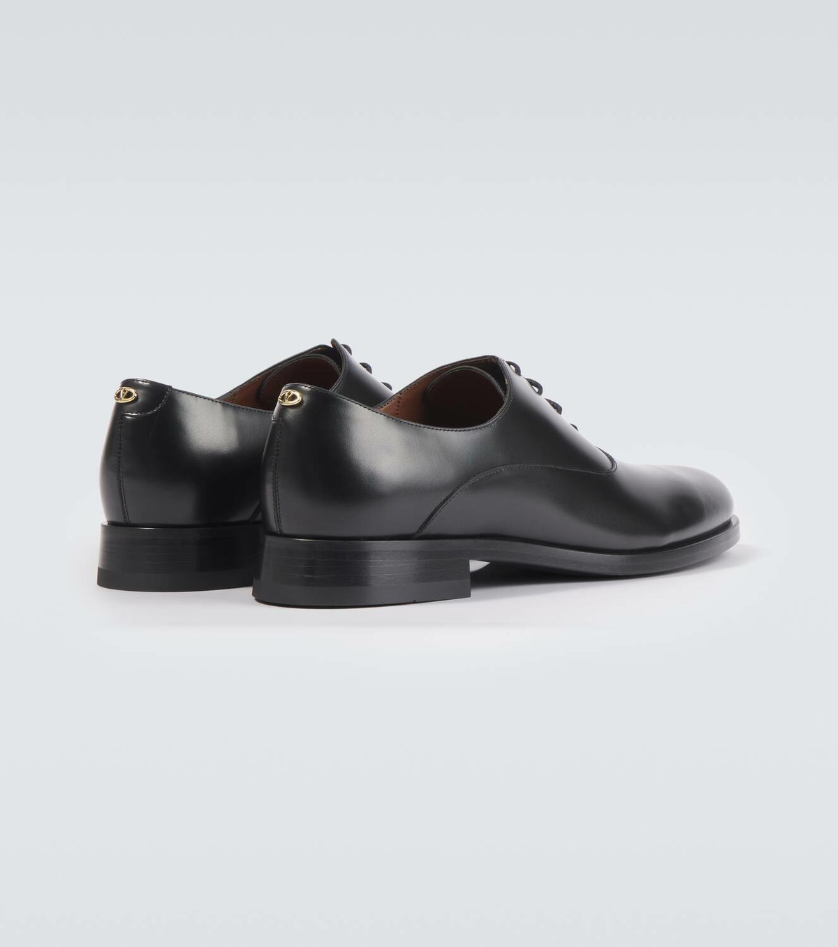 Valentino Garavani Mini VLogo Signature leather Derby shoes