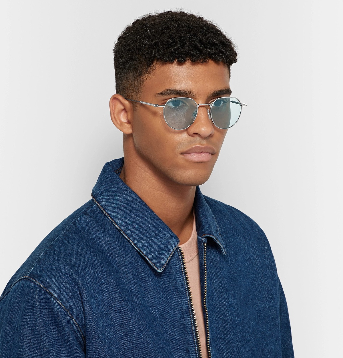 Montblanc deals round sunglasses