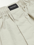 Balenciaga - Wide-Leg Cotton-Poplin Shorts - Neutrals