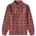 Polo Ralph Lauren Men's Checked Button Down Shirt in Red/Black