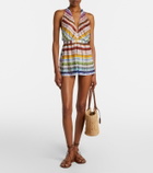 Missoni Zigzag halterneck romper