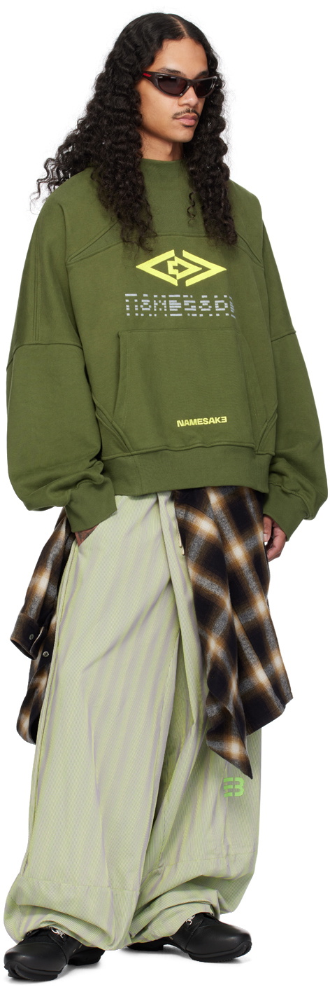 【関税込み】NAMESAKE グリーン Chester プルオーバーフーディ NAMESAKE Green Chester Pullover Hoodie NAMESAKE