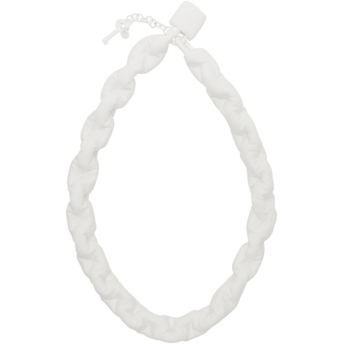 Photo: MM6 Maison Margiela White Chain Necklace